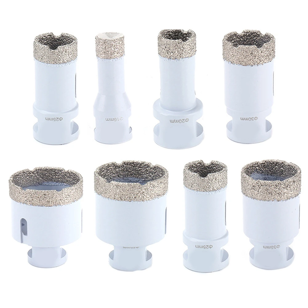1pc M14 Thread Dry Vacuum Brazed Diamond Drilling Core Bit Set Porcelain Tile Drill Bit For Marble Stone Masonry Hole Saw Opener
1pc M14 Thread Dry Vacuum Brazed Diamond Drilling Core Bit Set Porcelain Tile Drill Bit For Marble Stone Masonry Hole Saw Opener