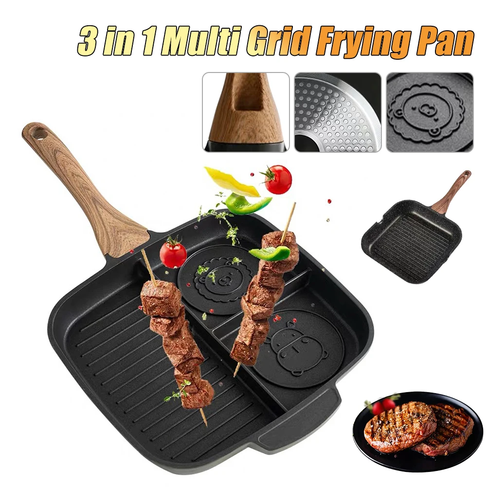 Multi-function Non Stick Frying Pan Thickened Omelet Pan Pancake Steak Pan Cooking Egg Ham Pans Kitchen BBQ Cookware
Multi-function Non Stick Frying Pan Thickened Omelet Pan Pancake Steak Pan Cooking Egg Ham Pans Kitchen BBQ Cookware