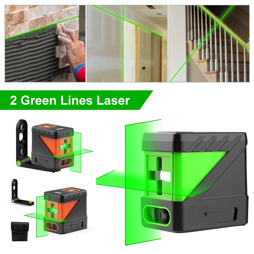 Mini 2 Lines Laser Level Self Levelling ( 4 Degrees) Green Red Beam Laser Horizontal Vertical Cross-Line With Magnetic Base
Mini 2 Lines Laser Level Self Levelling ( 4 Degrees) Green Red Beam Laser Horizontal Vertical Cross-Line With Magnetic Base
