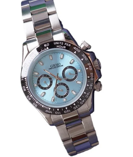 Luxury Mens Automatic Mechanical Watch Silver Black Blue Stainless Steel Ceramic Bezel
Luxury Mens Automatic Mechanical Watch Silver Black Blue Stainless Steel Ceramic Bezel