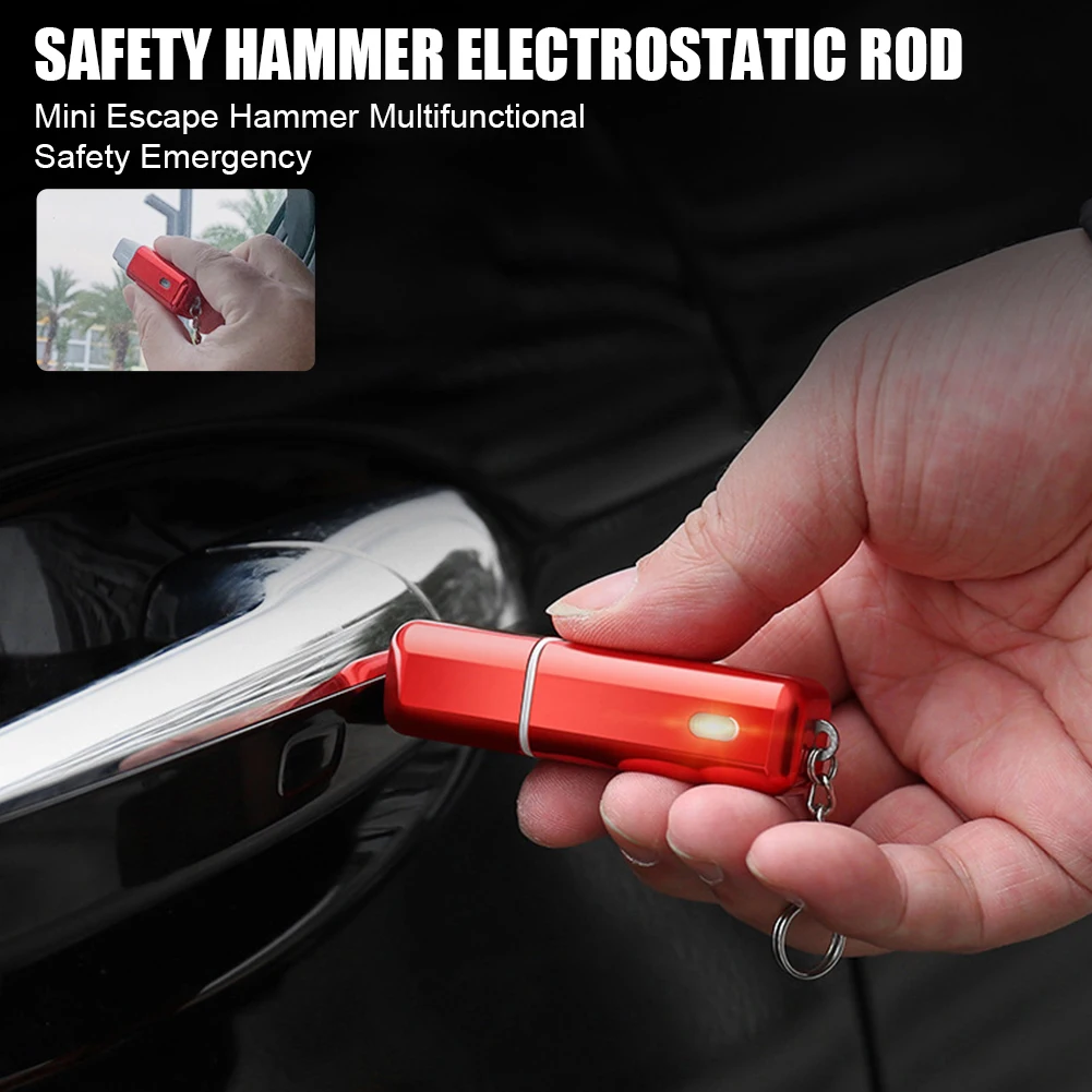 2 In 1 Portable Anti-static Rod Car Body Static Eliminator Discharger with Safety Hammer Emergency Window Breaker Accessories
2 In 1 Portable Anti-static Rod Car Body Static Eliminator Discharger with Safety Hammer Emergency Window Breaker Accessories