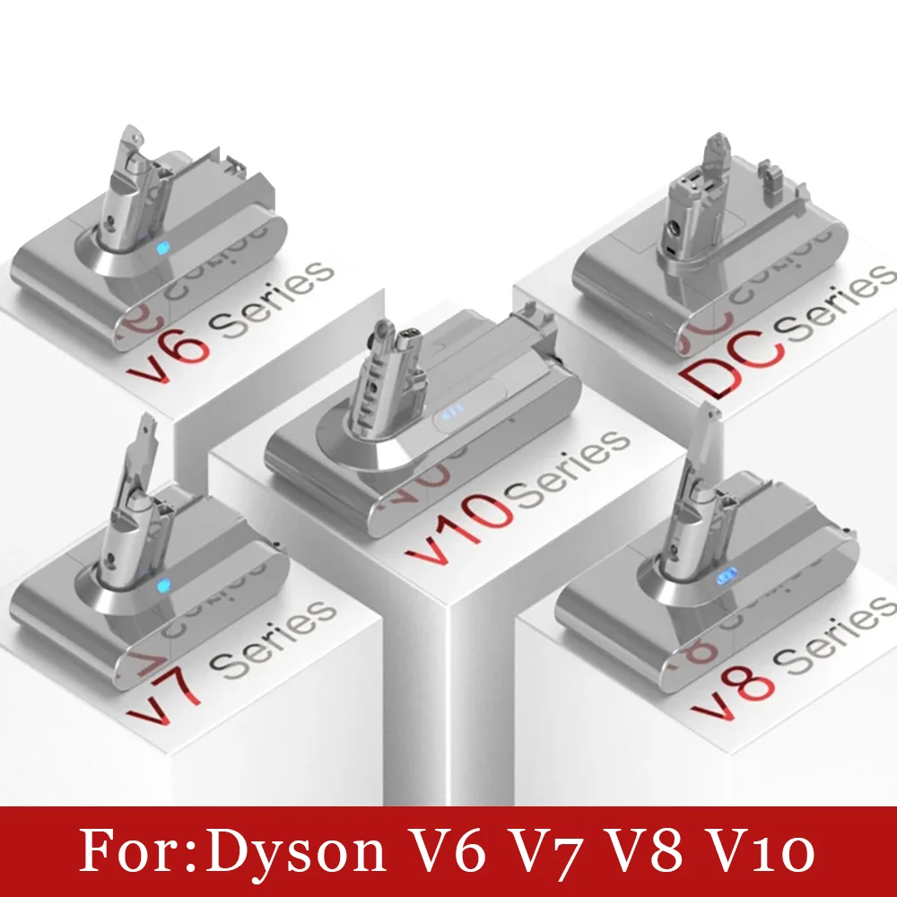 Сменный аккумулятор Dyson V6 V7 V8 V10, тип A/B, 21,6 в, 28000 мАч, для пылесоса Dyson Absolute без шнура
Сменный аккумулятор Dyson V6 V7 V8 V10, тип A/B, 21,6 в, 28000 мАч, для пылесоса Dyson Absolute без шнура