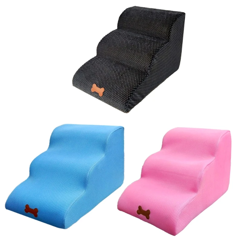Dog Stairs Ladder 3 Steps Removable Detachable Pet Climbing Stairs Step Sofa Bed Ladder For Dogs Cats 
Dog Stairs Ladder 3 Steps Removable Detachable Pet Climbing Stairs Step Sofa Bed Ladder For Dogs Cats