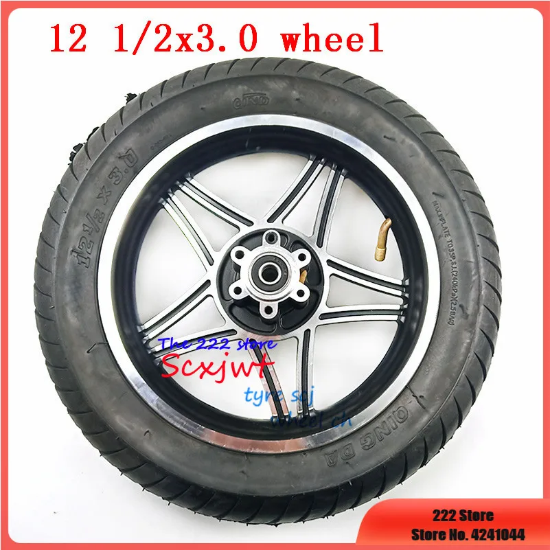 12 1/2 X 3.0 tire inner tube with Disc brake hole rims fits Electric Scooters and e-Bike Folding bicycle 12 inch 12.5*3.0 wheel
12 1/2 X 3.0 tire inner tube with Disc brake hole rims fits Electric Scooters and e-Bike Folding bicycle 12 inch 12.5*3.0 wheel
