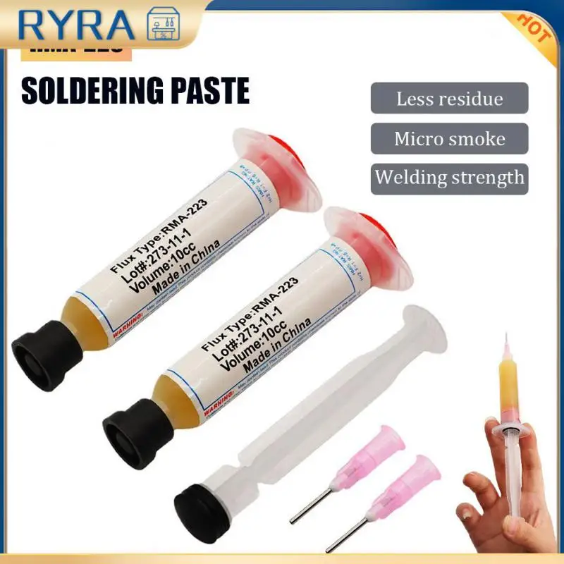 Rma223 Flux High Quality For Computer Chips Solder Flux Phone Solder Paste Tools And Gadgets Universal Solder Grease 10cc Led
Rma223 Flux High Quality For Computer Chips Solder Flux Phone Solder Paste Tools And Gadgets Universal Solder Grease 10cc Led