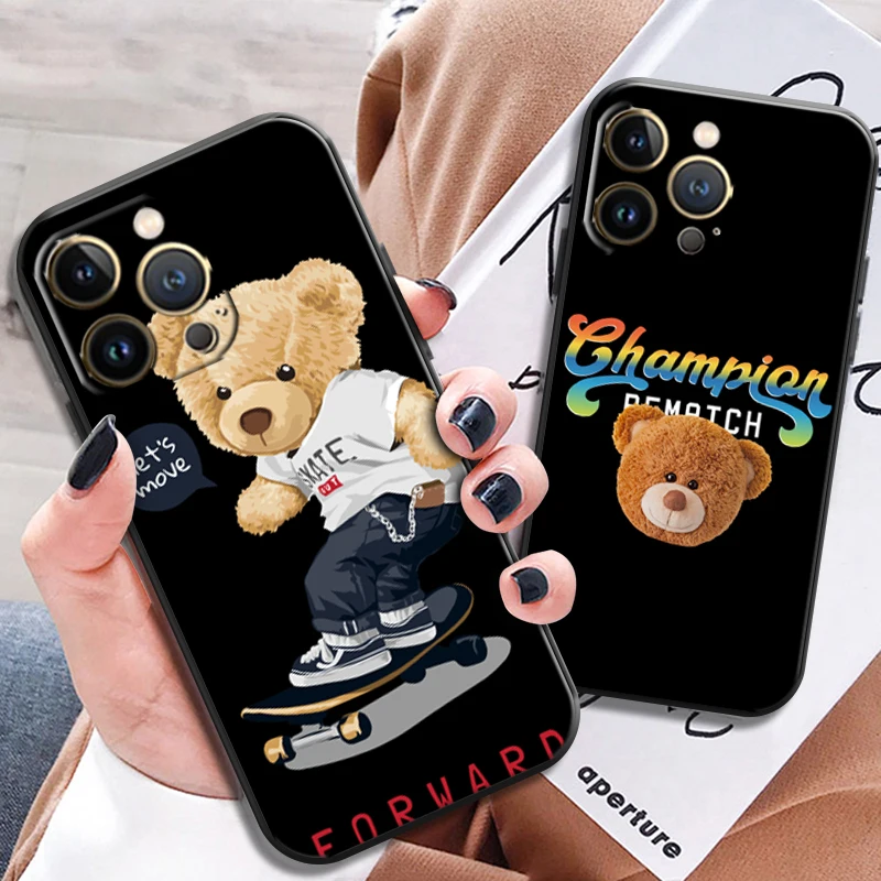 Cute Bear Fashion Brand For Apple iPhone 13 12 11 Pro Max X XR XS Max 5 5s 6 6S 7 8 Plus SE2020 13 12 Mini Phone Case Black
Cute Bear Fashion Brand For Apple iPhone 13 12 11 Pro Max X XR XS Max 5 5s 6 6S 7 8 Plus SE2020 13 12 Mini Phone Case Black