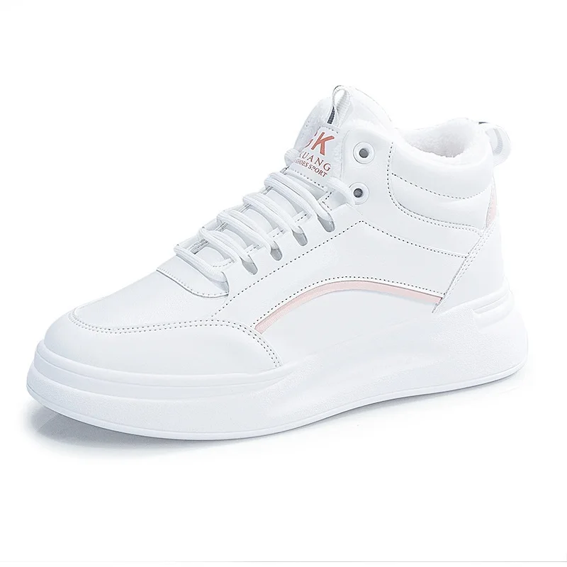 New Lace-up White Shoes For Women 2022 Winter Plus Velvet Warm Women's Platform High-top Cotton Shoes Casual Bottom Sneakers
New Lace-up White Shoes For Women 2022 Winter Plus Velvet Warm Women's Platform High-top Cotton Shoes Casual Bottom Sneakers