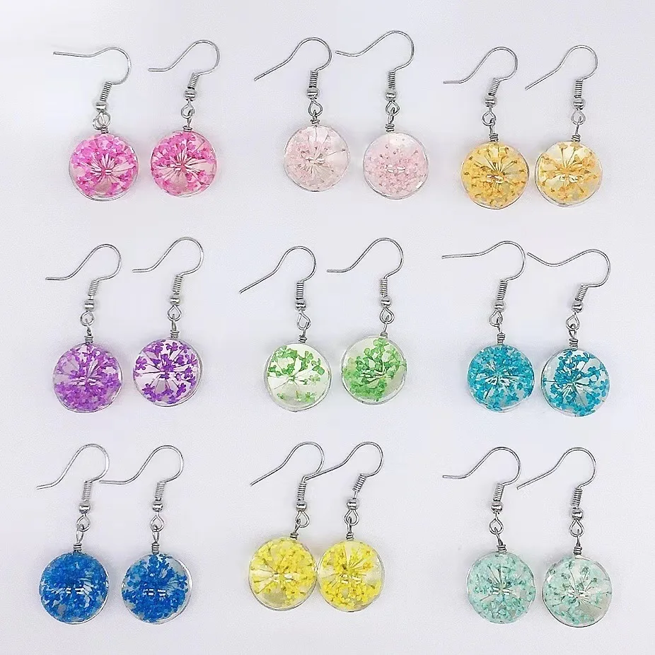 Transparent Geometric Dried Flower Pendant Earrings Charm Glass Resin Dried Flower Pendant For Women Girls Party Jewelry Gifts
Transparent Geometric Dried Flower Pendant Earrings Charm Glass Resin Dried Flower Pendant For Women Girls Party Jewelry Gifts