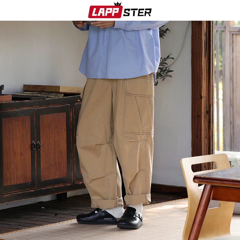 Брюки-карго LAPPSTER мужские мешковатые, прямые штаны, уличная одежда, модные Джоггеры в стиле Харадзюку, многослойные штаны, рабочая винтажная спортивная одежда, Y2k
Брюки-карго LAPPSTER мужские мешковатые, прямые штаны, уличная одежда, модные Джоггеры в стиле Харадзюку, многослойные штаны, рабочая винтажная спортивная одежда, Y2k