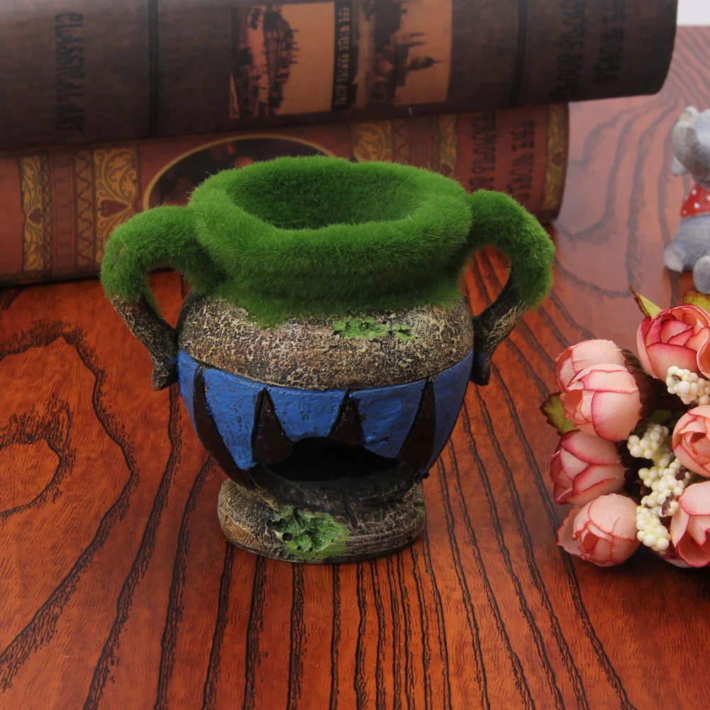 Polyresin Moss Vase Hiding House Fish Tank Landscaping Decoration Shrimp Nest Ornamental Simulation Aquarium Supplies
Polyresin Moss Vase Hiding House Fish Tank Landscaping Decoration Shrimp Nest Ornamental Simulation Aquarium Supplies