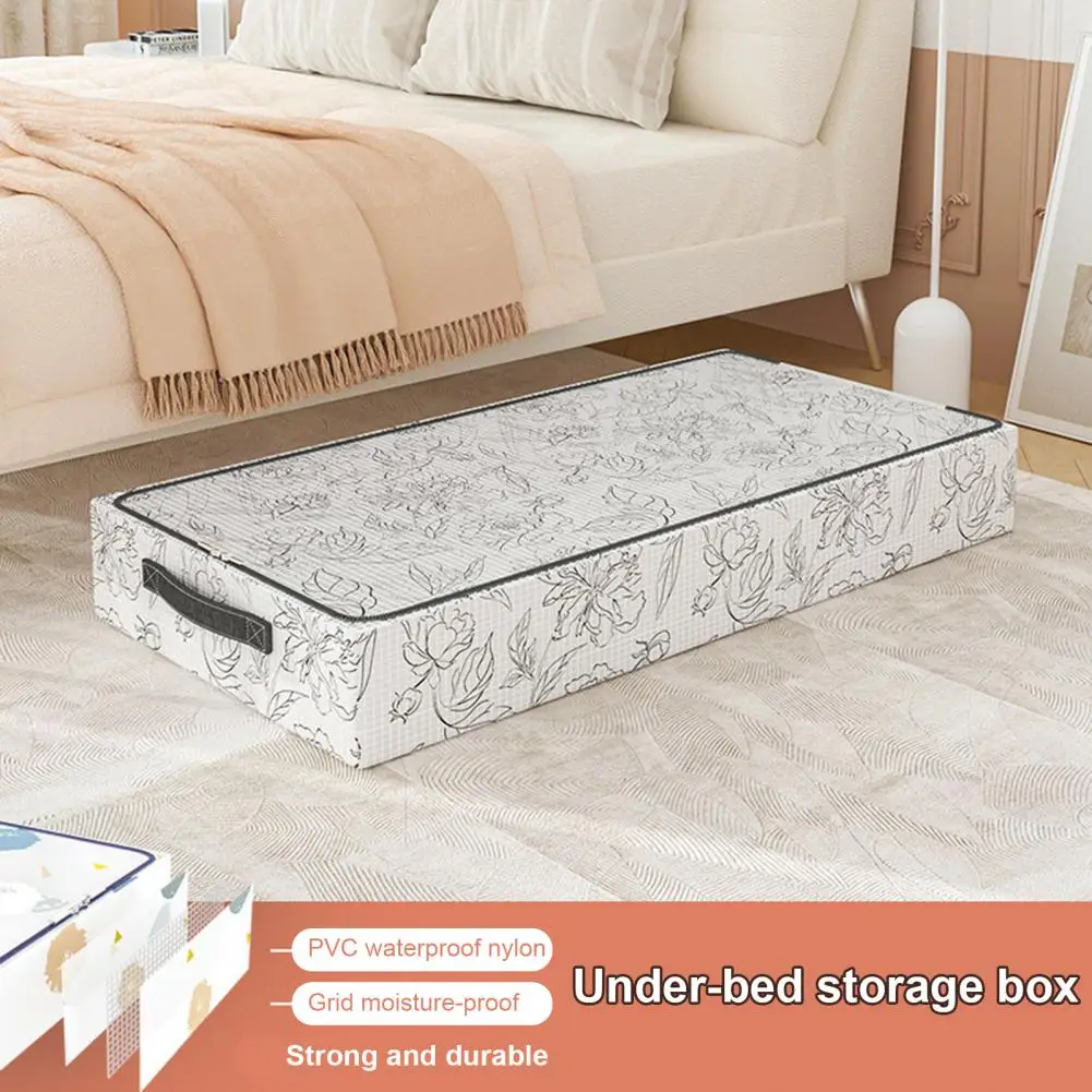 Clothes Storage Bag Practical Large Capacity Zipper Closure Dorm under Bed Quilt Storage Box Dorm Accessories 
Clothes Storage Bag Practical Large Capacity Zipper Closure Dorm under Bed Quilt Storage Box Dorm Accessories