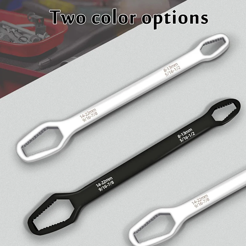 Double Head Universal Torx Wrench Self-tightening Adjustable Glasses Wrench Board Double-head Torx Spanner Hand Tools
Double Head Universal Torx Wrench Self-tightening Adjustable Glasses Wrench Board Double-head Torx Spanner Hand Tools