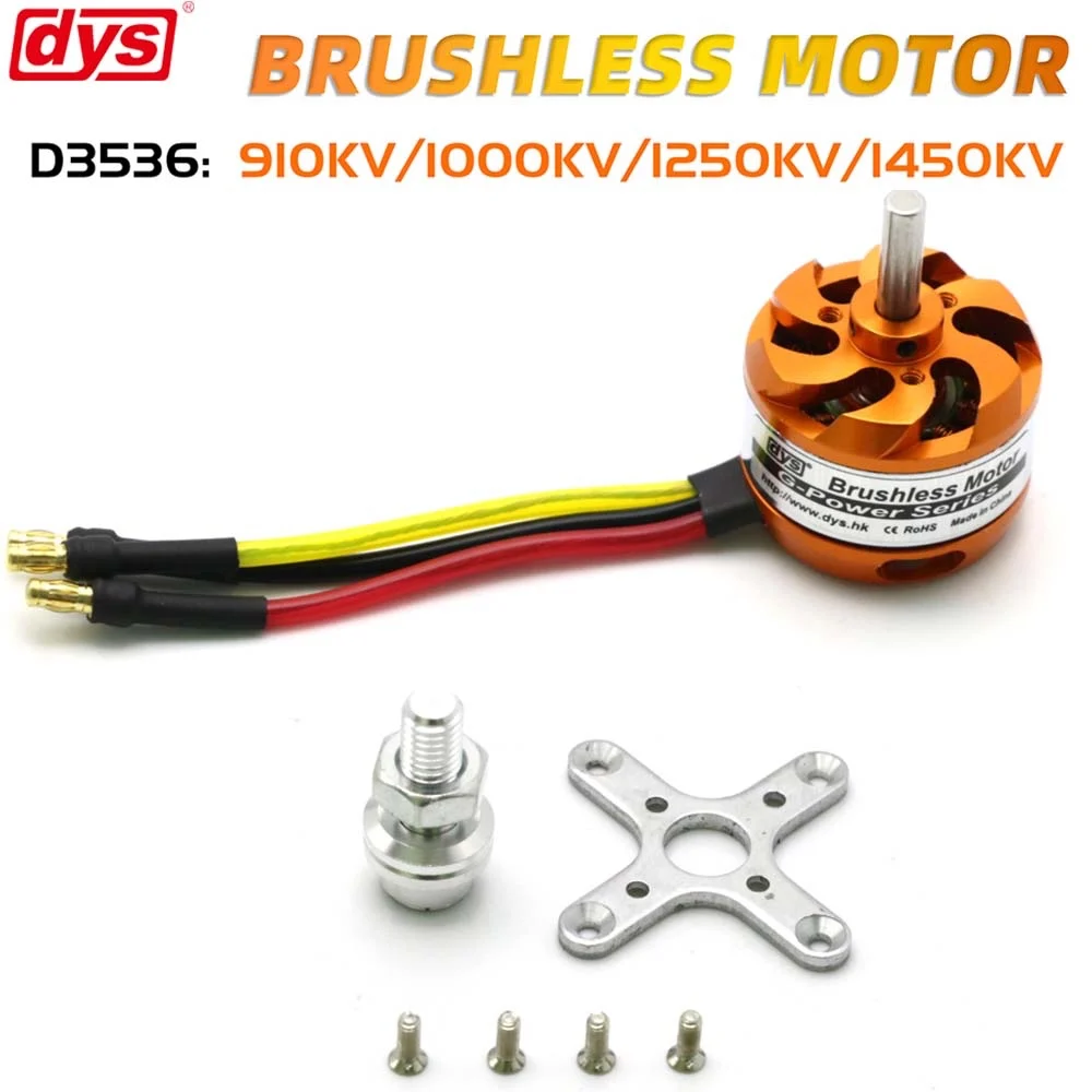 

DYS D3530 Rc Motor Brushless 1100kv 1400kv 1700kv For Rc Plane Aircraft And Helicopter Fixed Wing Brushless Override Motor