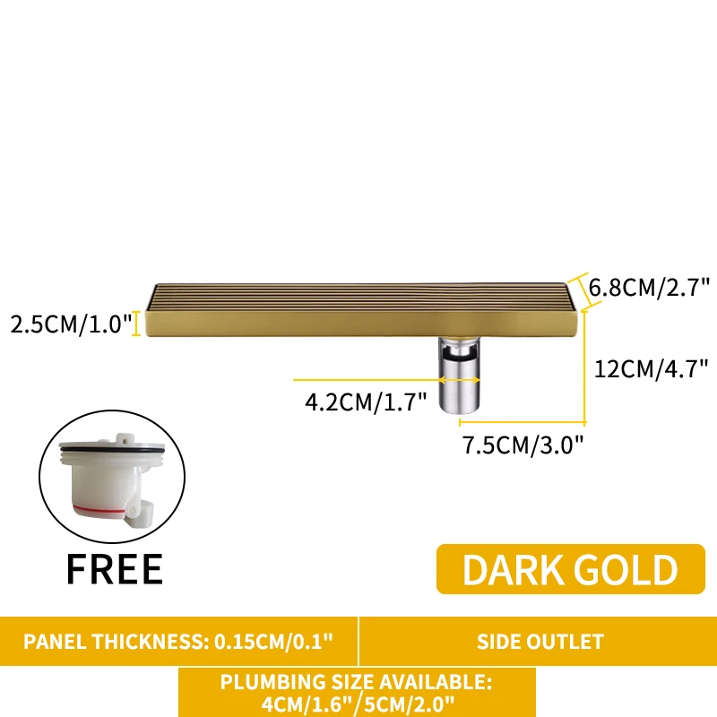 Золотистый напольный слив 30-120 см, квадратный зеркальный слив из нержавеющей стали, антизапаховый Слив для душа, кухонные аксессуары
Золотистый напольный слив 30-120 см, квадратный зеркальный слив из нержавеющей стали, антизапаховый Слив для душа, кухонные аксессуары