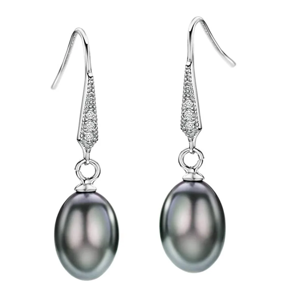 Black Pearl Earrings Natural 925 Silver Needle Earrings Drop-shaped Black Women's Drop Earrings Mother's Gift Wedding Jewelry
Black Pearl Earrings Natural 925 Silver Needle Earrings Drop-shaped Black Women's Drop Earrings Mother's Gift Wedding Jewelry