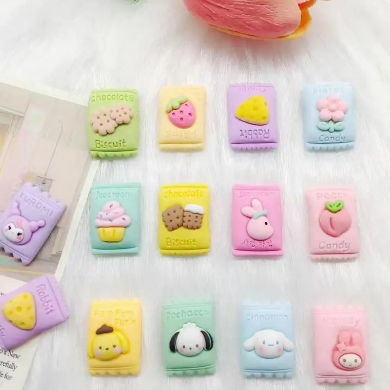 Sanrios Cinnamoroll Kuromi My Melody Accessories Kawaii Dog Rabbit Strawberry Candy Series DIY Resin Decoration Children's Toys
Sanrios Cinnamoroll Kuromi My Melody Accessories Kawaii Dog Rabbit Strawberry Candy Series DIY Resin Decoration Children's Toys