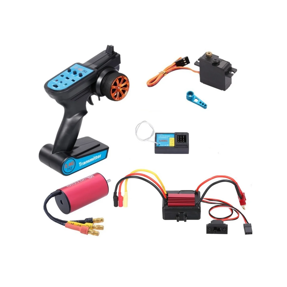 Brushless Upgrade Parts Kit Motor ESC Receiver Transmitter Servo Set for WLtoys A959 A959-B A969-B A979-B 1/18 RC Car
Brushless Upgrade Parts Kit Motor ESC Receiver Transmitter Servo Set for WLtoys A959 A959-B A969-B A979-B 1/18 RC Car