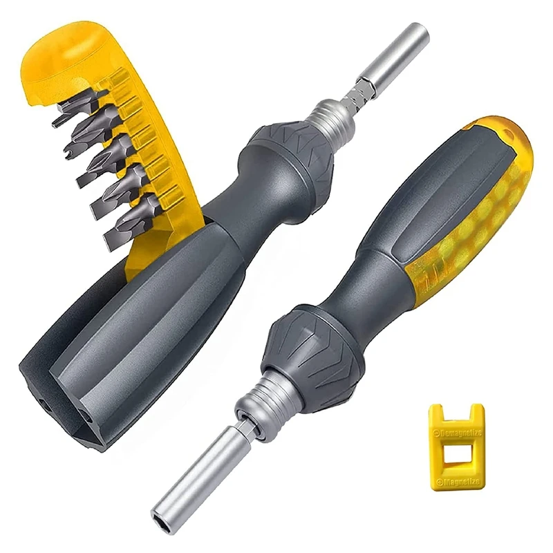 11-In-1 Multi-Bit Screwdriver Mini Screwdriver Set Magnetizer Telescopic Screwdriver With Magnetic Ratchet Hex Socket
11-In-1 Multi-Bit Screwdriver Mini Screwdriver Set Magnetizer Telescopic Screwdriver With Magnetic Ratchet Hex Socket