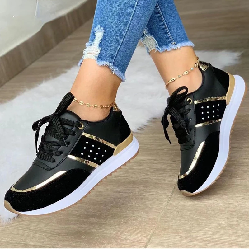 New Women Sneakers Platform Shoes Leather Patchwork Casual Sport Shoes Ladies Outdoor Running Vulcanized Shoes Zapatillas Mujer
New Women Sneakers Platform Shoes Leather Patchwork Casual Sport Shoes Ladies Outdoor Running Vulcanized Shoes Zapatillas Mujer