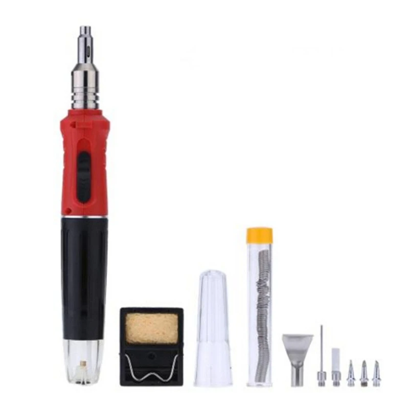 M6CF Butane Soldering Iron Multi-Purpose Kit with 6 Interchangeable Pen Tips for Weld
M6CF Butane Soldering Iron Multi-Purpose Kit with 6 Interchangeable Pen Tips for Weld