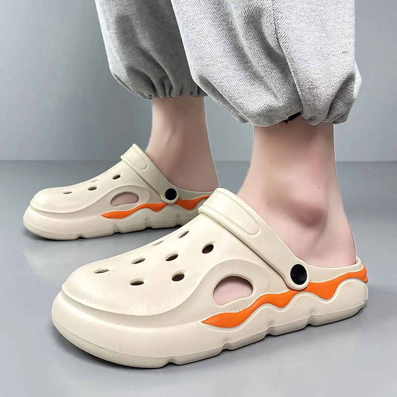 Sandals Men Outdoor Beach Slippers Man Clogs Shoes Garden Shoes Fashion Black Sandals Casual Man Slippers
Sandals Men Outdoor Beach Slippers Man Clogs Shoes Garden Shoes Fashion Black Sandals Casual Man Slippers