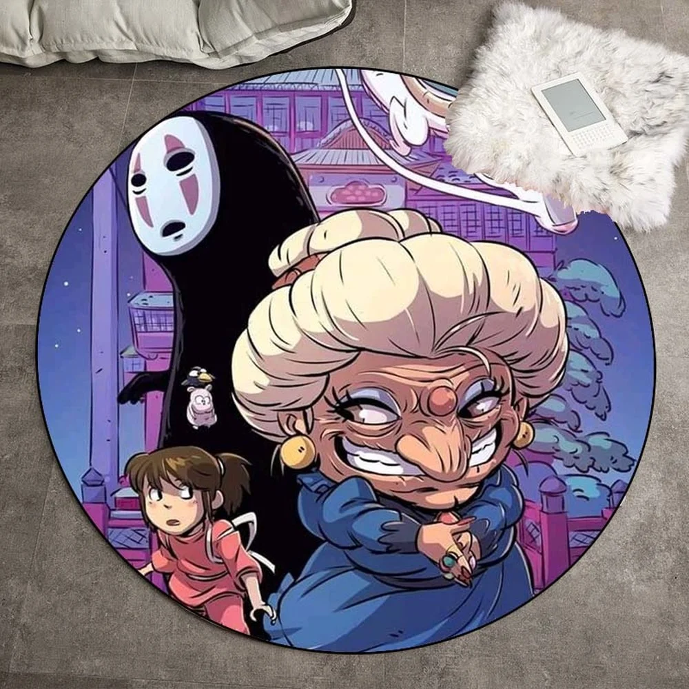 Fantasy Mysterious Anime Spirited Away Decoration Carpet Round Carpet Home Decor Anti-slip Round Area Rug for Bedroom Chair Mat
Fantasy Mysterious Anime Spirited Away Decoration Carpet Round Carpet Home Decor Anti-slip Round Area Rug for Bedroom Chair Mat