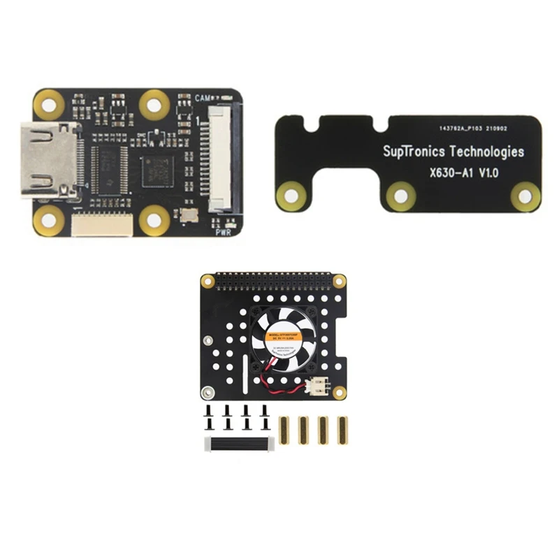 For Raspberry Pi X630 Module+Fan Expansion Board HD To CSI-2 Adapter Board Support Audio & Video Input 1080P 60Fps
For Raspberry Pi X630 Module+Fan Expansion Board HD To CSI-2 Adapter Board Support Audio & Video Input 1080P 60Fps
