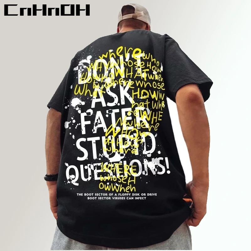 CnHnOH Fashion Printed Short-Sleeved T-Shirt Women Chic Personality Loose Cotton Half-Sleeved Hip-Hop Tee GXS-W193
CnHnOH Fashion Printed Short-Sleeved T-Shirt Women Chic Personality Loose Cotton Half-Sleeved Hip-Hop Tee GXS-W193