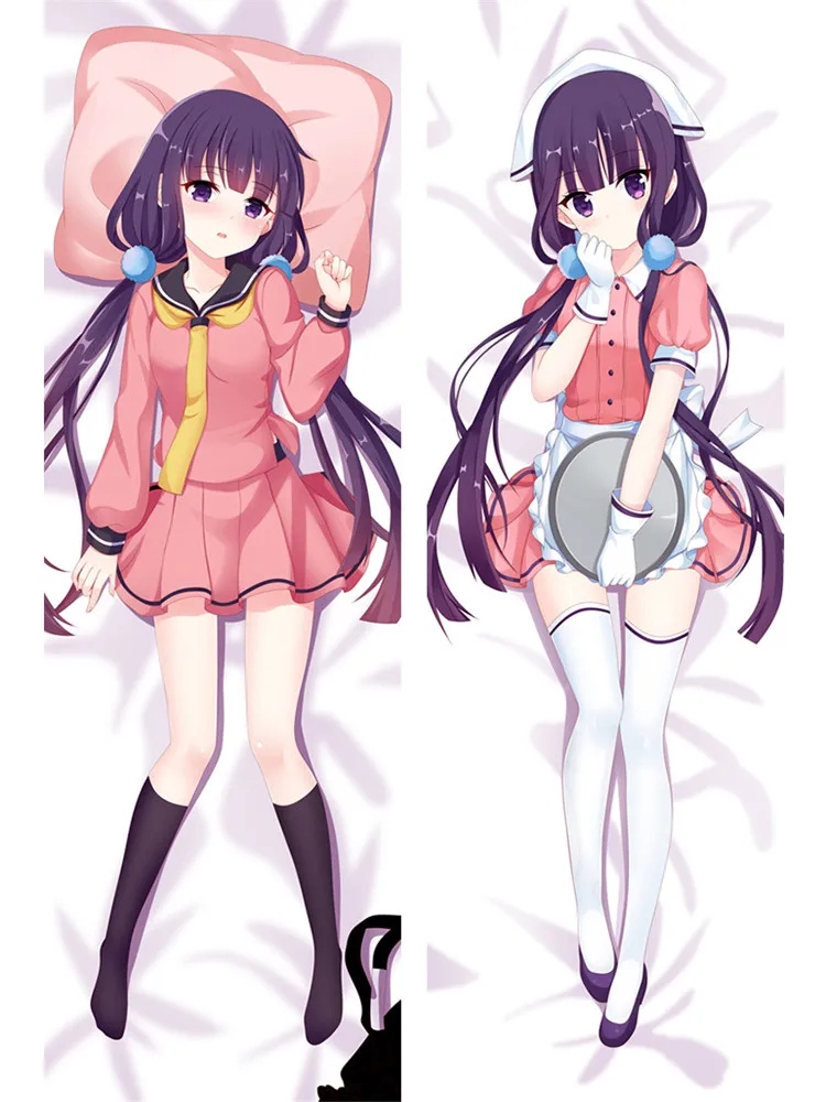 

DIY Custom Anime Dakimakura Blend S Pillowcase Sakuranomiya Maika Hugging Body Pillow Cover Cushion Pillow Case Home Bedding