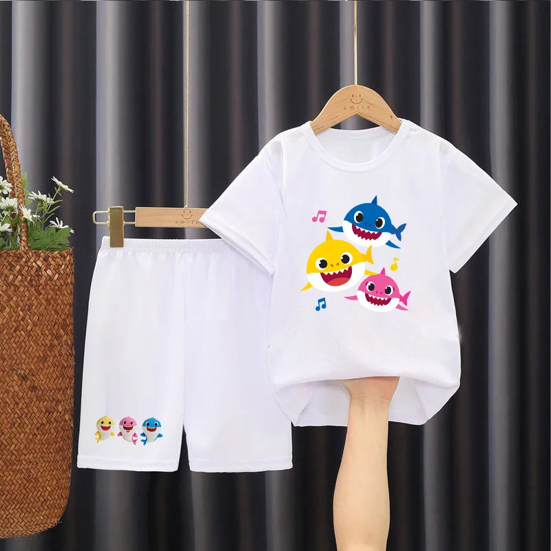 shark children's clothing for boy Anime Clothes shark t-shirts polyester quick dry Children clothes girl t-shirts baby boy suit
shark children's clothing for boy Anime Clothes shark t-shirts polyester quick dry Children clothes girl t-shirts baby boy suit
