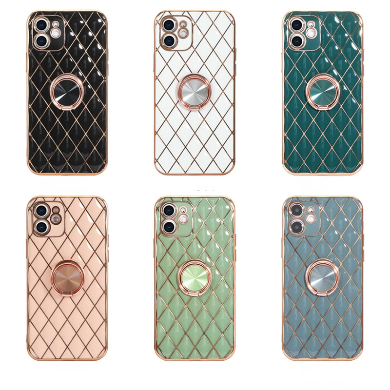 Fashion Plating Rhomboid Pattern Phone Case For iPhone 11 12 13 Pro Max XR XS 7 8 Plus X SE Soft Portable Bracket Bumper Cover
Fashion Plating Rhomboid Pattern Phone Case For iPhone 11 12 13 Pro Max XR XS 7 8 Plus X SE Soft Portable Bracket Bumper Cover