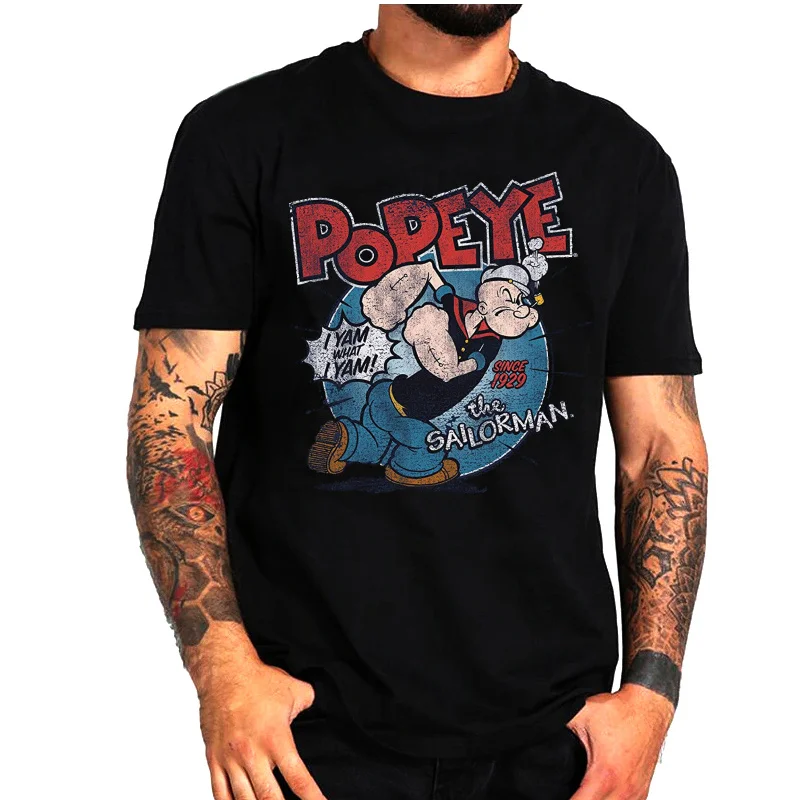 Unisex T-shirt Spinach Session Special TShirt Men Popeye The Sailor Hot Blood Animation Top Quality Short Sleeve Hot Sale
Unisex T-shirt Spinach Session Special TShirt Men Popeye The Sailor Hot Blood Animation Top Quality Short Sleeve Hot Sale