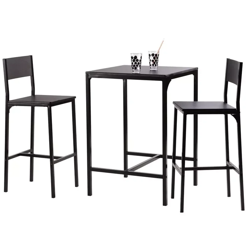 Pack high table & 2 stools, Kool table & stools, kitchen furniture, matte black Color, modern style, Industrial style, f
Pack high table & 2 stools, Kool table & stools, kitchen furniture, matte black Color, modern style, Industrial style, f