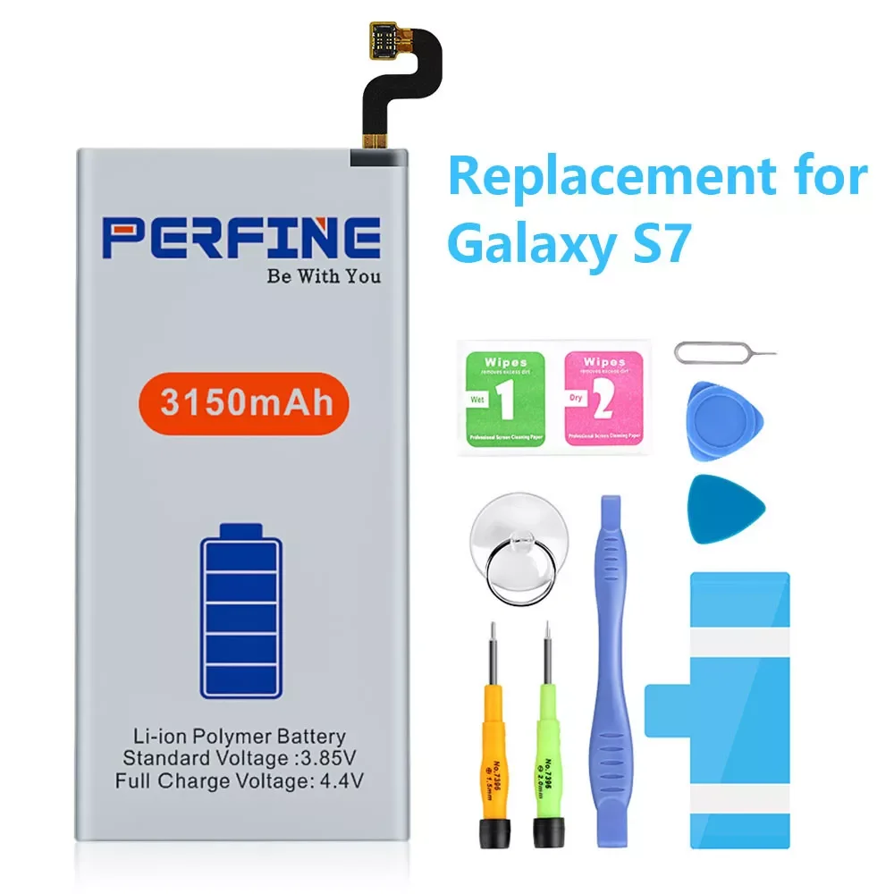 2023New Perfine Battery for Samsung Galaxy S6 S7 Battery for S7 EDGE G935 G930 G920 with Replace Tools
2023New Perfine Battery for Samsung Galaxy S6 S7 Battery for S7 EDGE G935 G930 G920 with Replace Tools