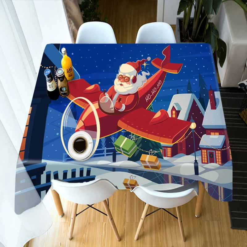 High Quality Christmas Tablecloth Cute Santa Claus Theme Table Cloth Rectangle Decoration Home Table Cloth Nappe De Table Nappe
High Quality Christmas Tablecloth Cute Santa Claus Theme Table Cloth Rectangle Decoration Home Table Cloth Nappe De Table Nappe