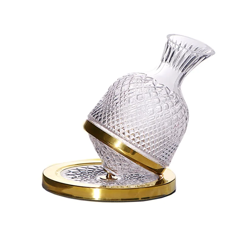 Novelty design lead-free crystal glass tumbler top decanter for wine 1500ML party drinkware wine decanter 
Novelty design lead-free crystal glass tumbler top decanter for wine 1500ML party drinkware wine decanter