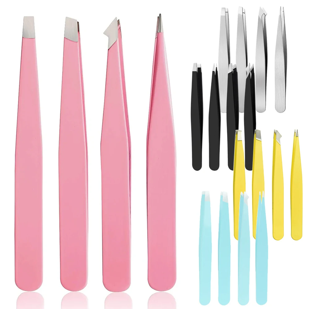 4 шт., щипцы для удаления волос бровей, из нержавеющей стали
4 шт., щипцы для удаления волос бровей, из нержавеющей стали