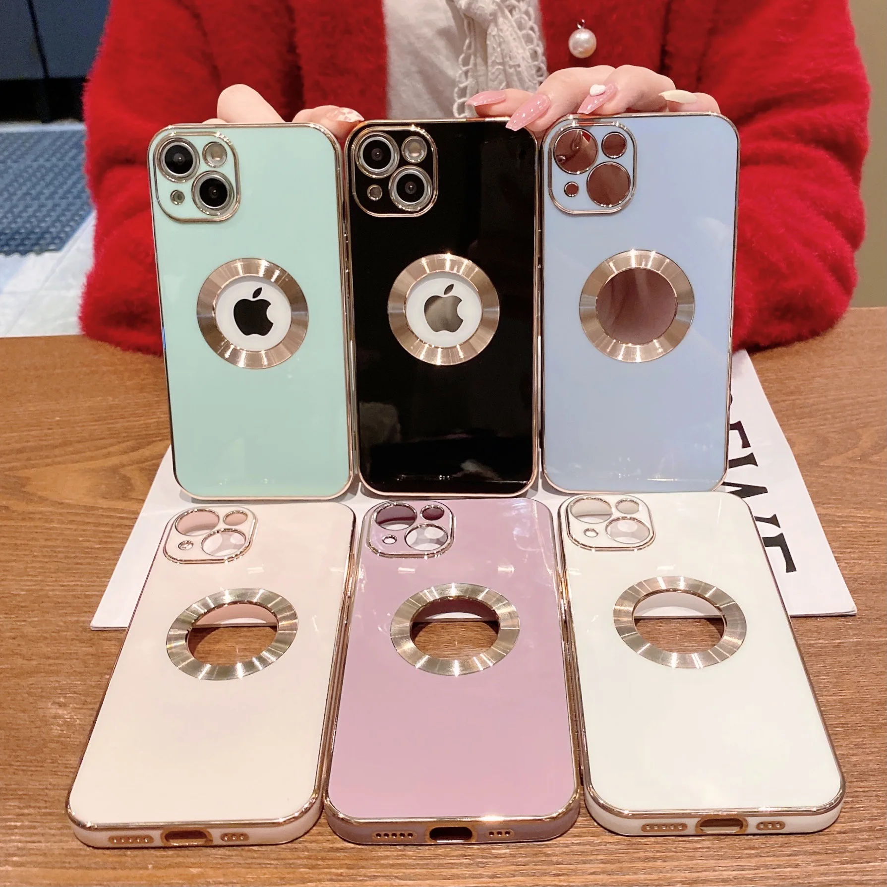 Candy Gold Metal Circle Photo Frame Phone Case For iPhone 13 12 11 Phone Case Laser Blu-ray For Apple 8/XS Protective Case
Candy Gold Metal Circle Photo Frame Phone Case For iPhone 13 12 11 Phone Case Laser Blu-ray For Apple 8/XS Protective Case