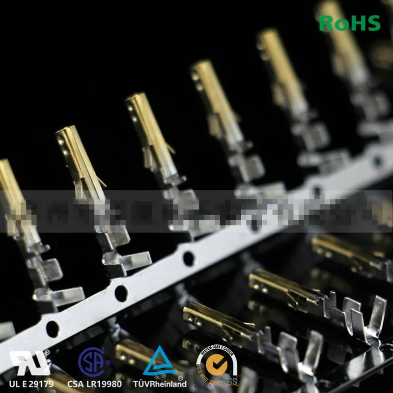 

100pcs/lot Copper Crimp Terminal 5556-RT 5558-PT For Connector 5557-R 5559-P,Gold Plated Metal Pin for 4.2mm 5557 5559 Connector