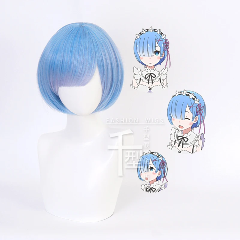 Re Life in a different world from zero Rem Cosplay Wig Anime Women Ram Costume Hair Synthetic
Re Life in a different world from zero Rem Cosplay Wig Anime Women Ram Costume Hair Synthetic