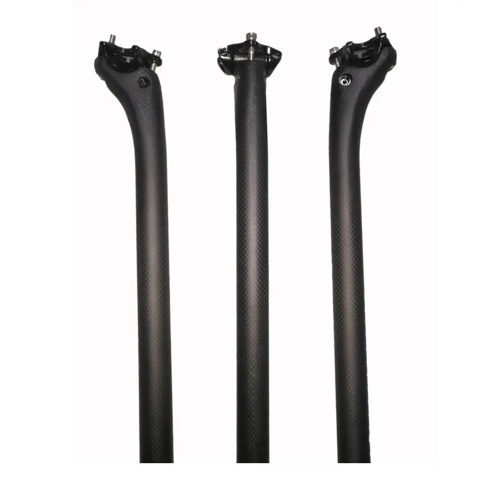 

Hot Bicycle-Seat Tube Full T800 Carbon Fiber Bicycle-seatpost Rear Floating 25.4/27.2/30.8/31.6mm Aluminum Alloy Seatpost Parts