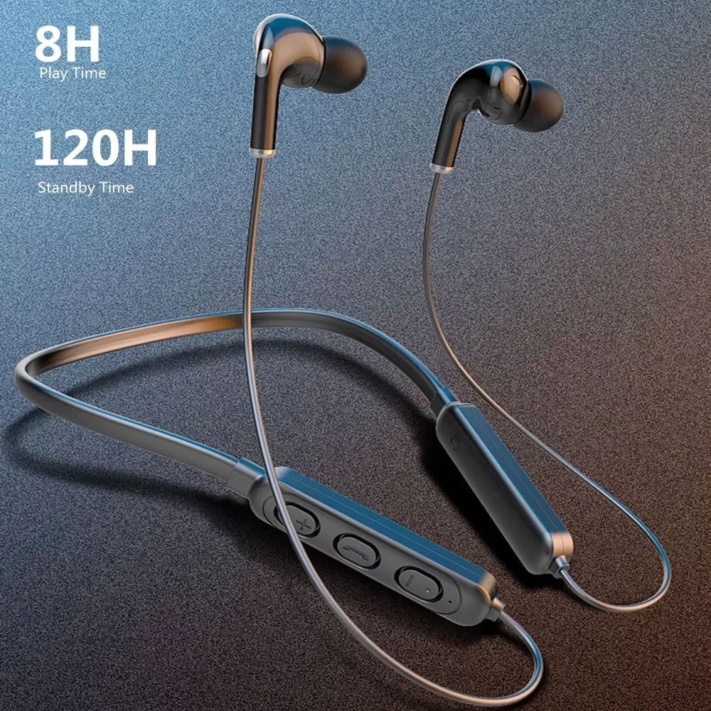 Sports Bluetooth Headset 5.0 Wireless Neckband Earphones Stereo Headphones Waterproof Earbud With Microphone
Sports Bluetooth Headset 5.0 Wireless Neckband Earphones Stereo Headphones Waterproof Earbud With Microphone