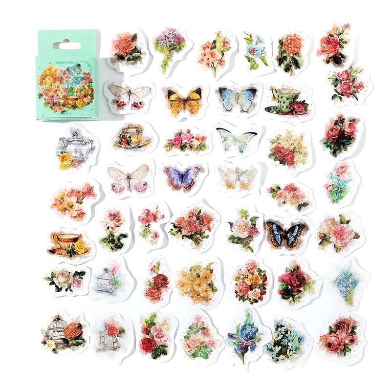 40Packs Wholesale Box Stickers Plants Flowers Garden Party Handbook Decoration Material Gift closure Collage Scrapbooking 4CM
40Packs Wholesale Box Stickers Plants Flowers Garden Party Handbook Decoration Material Gift closure Collage Scrapbooking 4CM