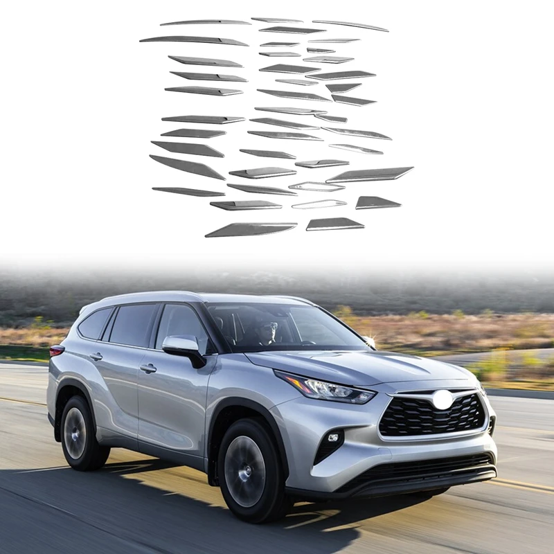 1 Set Stainless Steel Chrome Front Center Grille Grill Moulding Strips Cover Trim for Toyota Highlander 2020 2021
1 Set Stainless Steel Chrome Front Center Grille Grill Moulding Strips Cover Trim for Toyota Highlander 2020 2021