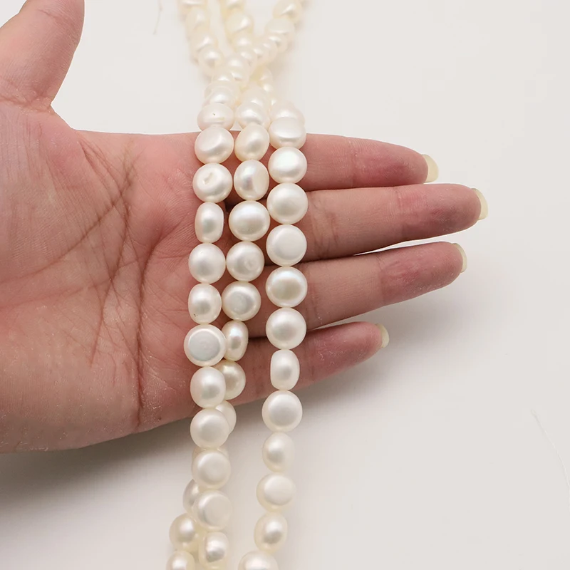 40pcs/Lot Natural Freshwater Pearl Beads High Quality 9-10mm steamed bun beads cross hole For Jewelry Making DIY Necklace Bracel
40pcs/Lot Natural Freshwater Pearl Beads High Quality 9-10mm steamed bun beads cross hole For Jewelry Making DIY Necklace Bracel