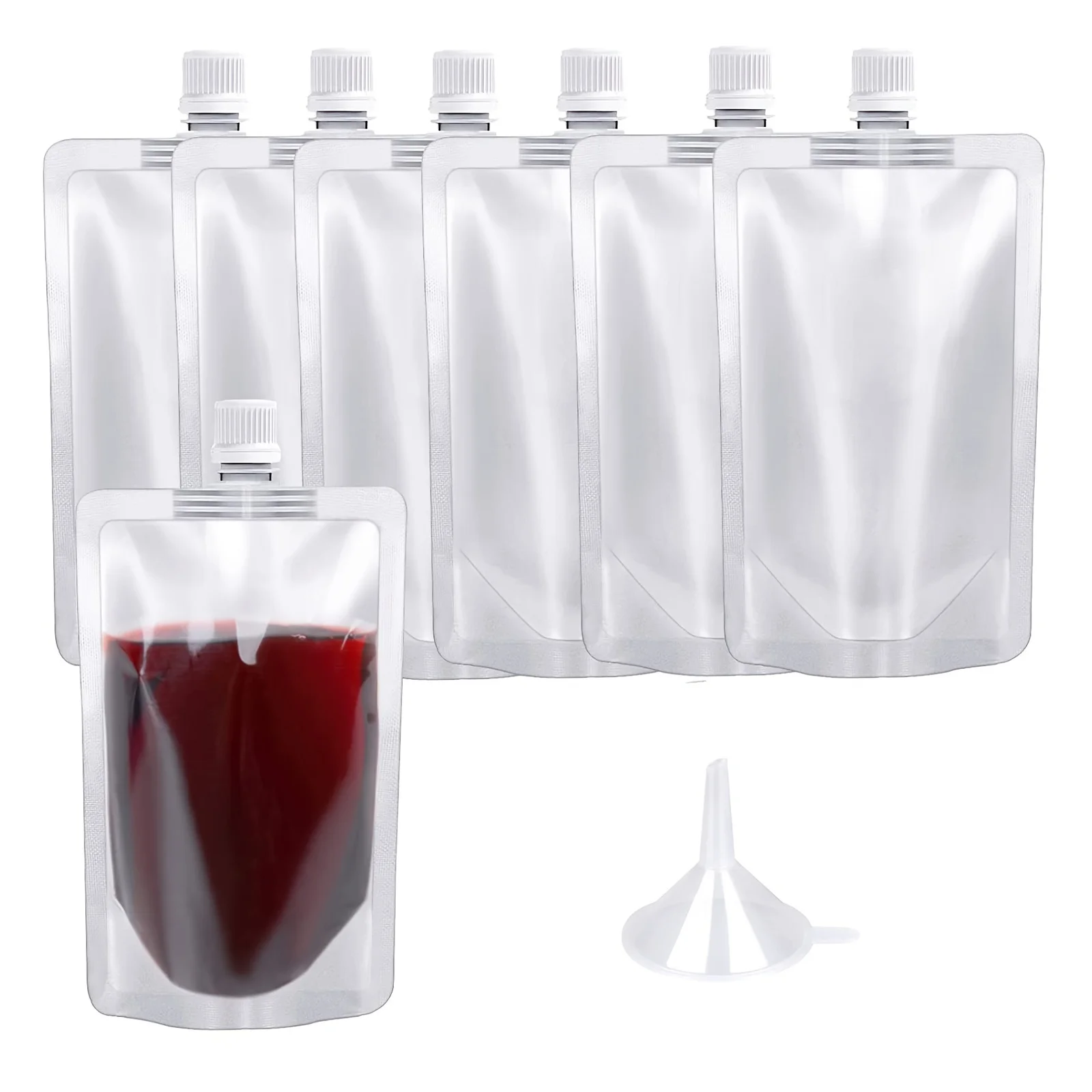 12pcs Leak-Proof 8oz Plastic Flasks for Travel - Concealable and Reusable Drink Pouches - Food Grade Plastic for Safety and Dura
12pcs Leak-Proof 8oz Plastic Flasks for Travel - Concealable and Reusable Drink Pouches - Food Grade Plastic for Safety and Dura