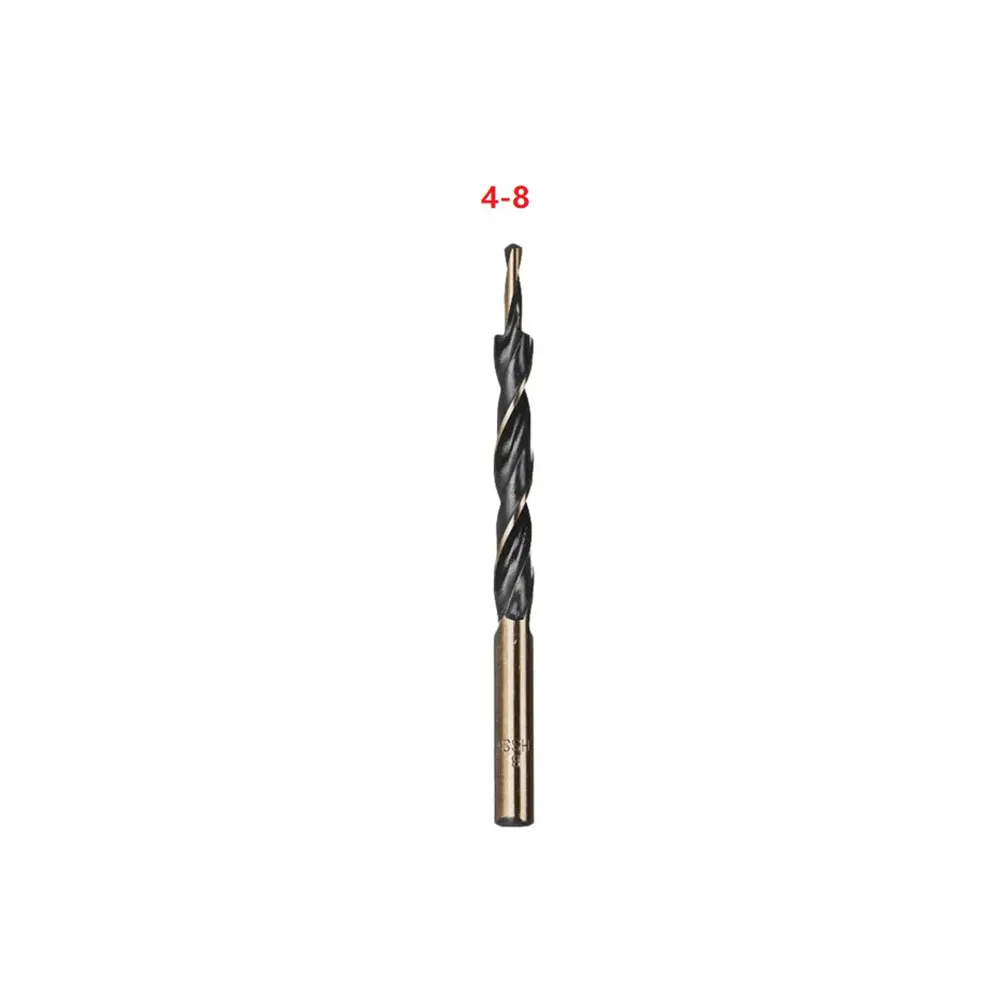 Drill Bit Step Drill Bit Door Frame Processing 117-151mm Length 4-8 5-10 5-9 5PCS Good Finish High Speed Steel
Drill Bit Step Drill Bit Door Frame Processing 117-151mm Length 4-8 5-10 5-9 5PCS Good Finish High Speed Steel