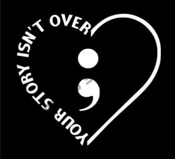 Your Story Isn’t Over Yet Semicolon Heart Vinyl Decal White JDM Refit Decals for Car Windows Tablets Laptops Water Bottles
Your Story Isn’t Over Yet Semicolon Heart Vinyl Decal White JDM Refit Decals for Car Windows Tablets Laptops Water Bottles