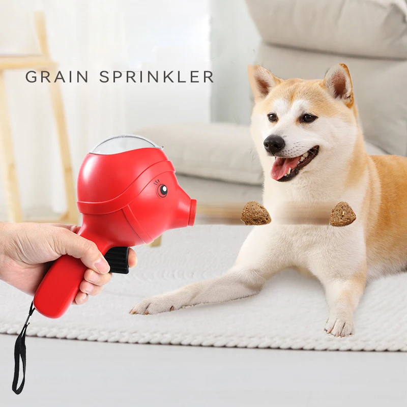 Dog Feeder Food Catapult Puppy Dog Cat Treat Snack Launcher Toy Dispenser Red Octopus Handheld Gun Interactive Training Toys
Dog Feeder Food Catapult Puppy Dog Cat Treat Snack Launcher Toy Dispenser Red Octopus Handheld Gun Interactive Training Toys