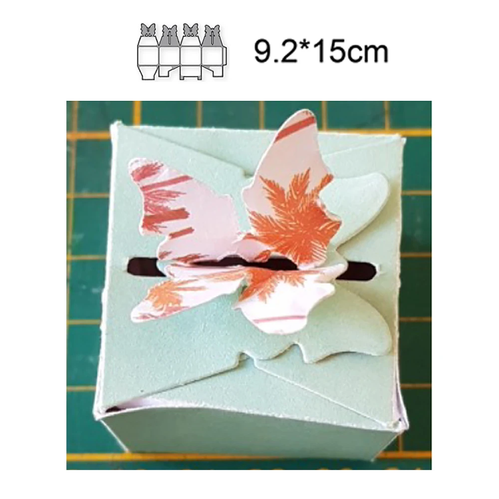 New Arrival Butterfly gift box Cutting Dies Stencil DIY Scrapbooking Album Paper Card Metal Craft
New Arrival Butterfly gift box Cutting Dies Stencil DIY Scrapbooking Album Paper Card Metal Craft